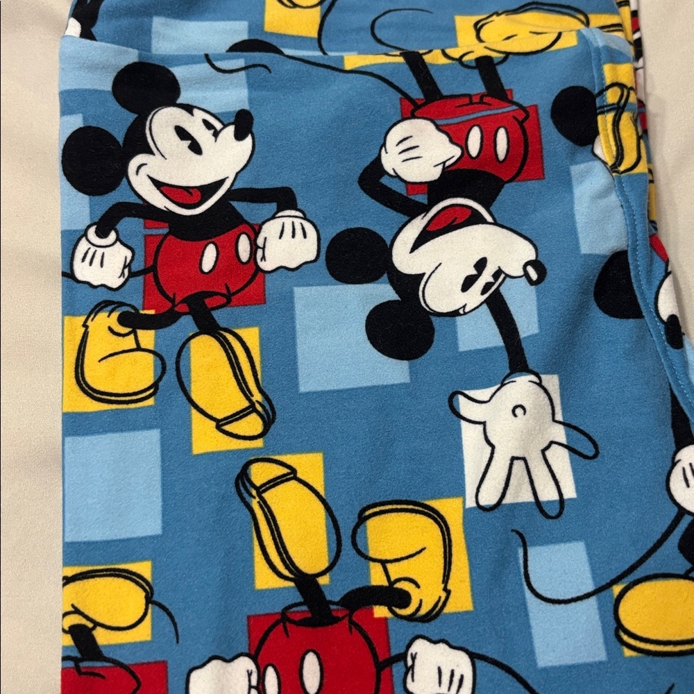 Blue Mickey Mouse Leggings - Picture 2 of 4